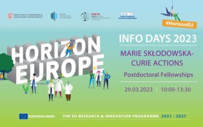 Ενημερωτική Ημερίδα για τη Δράση Marie Skłodowska-Curie Postdoctoral Fellowships