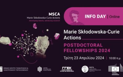 Ημερίδα Ενημέρωσης για τη Δράση Postdoctoral Fellowships των Marie Skłodowska Curie Actions