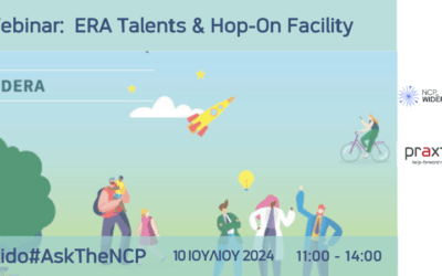 Webinar: Ask the NCP: ERA Talents & Hop-On Facility