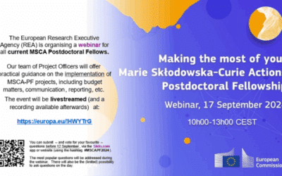 Διαδικτυακό σεμινάριο για τους κατόχους MSCA Postdoctoral Fellowship