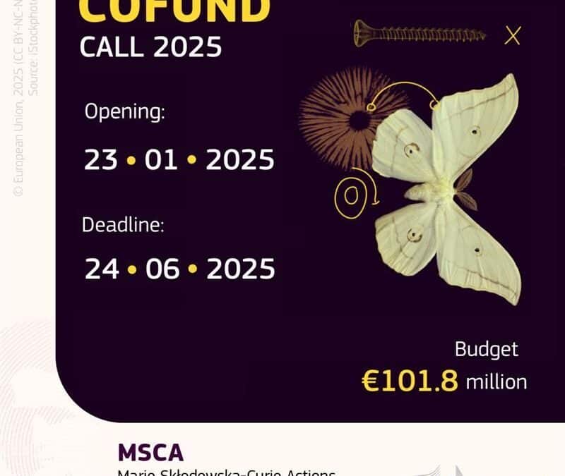 MSCA COFUND 2025: Άνοιξε η πρόσκληση για τη συγχρηματοδότηση διδακτορικών και μεταδιδακτορικών προγραμμάτων.
