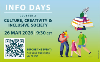 Horizon Europe: Info Day – Cluster 2 “Culture, Creativity and Inclusive Society”, Work Programme 2026-2027